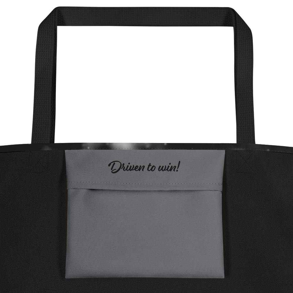 Large size Tote Bag / Beach bag for Horse racing lover