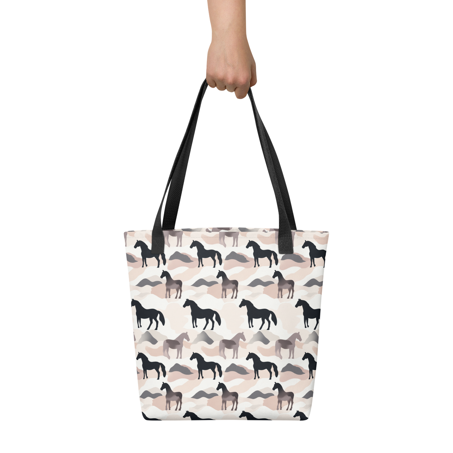 Medium size Tote Bag / Beach bag for Horse lover