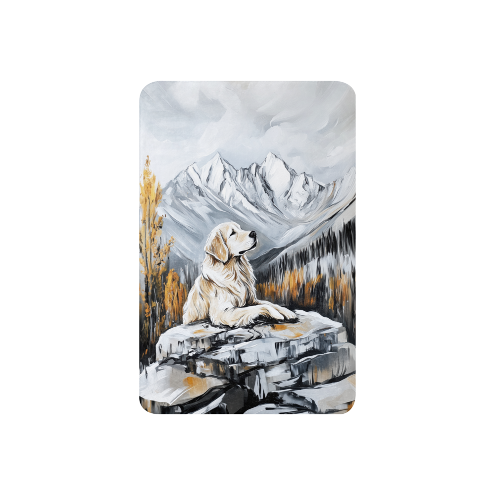 Golden Retriever Blanket | Sherpa & Throw Blanket for Dog Art Lovers