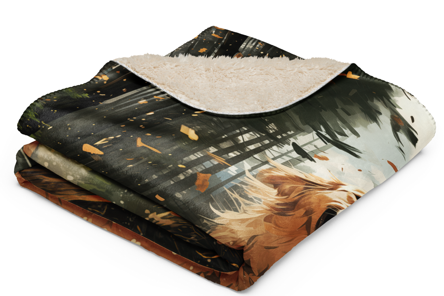 Golden Retriever Blanket | Sherpa & Throw Blanket for Dog Art Lovers