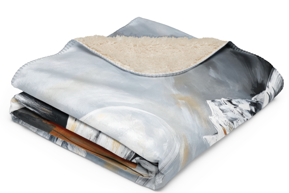 Golden Retriever Blanket | Sherpa & Throw Blanket for Dog Art Lovers