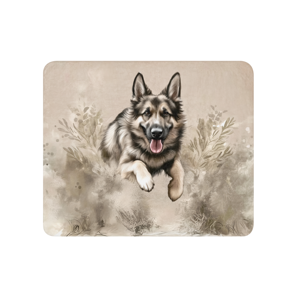 German Shepherd Blanket - Elegant Design for Dog Lovers | Throw Blanket and Sherpa Blanket