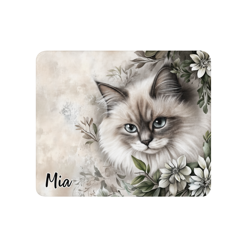 Personalizable Ragdoll cat Blanket | Sherpa & Throw Blanket for Cat Art Lovers