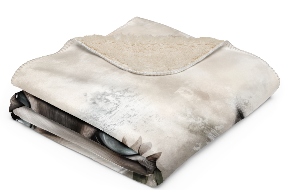Personalizable Ragdoll cat Blanket | Sherpa & Throw Blanket for Cat Art Lovers