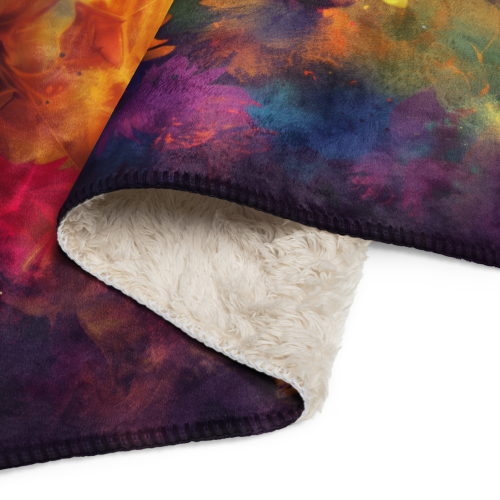 Maine Coon cat Blanket | Sherpa & Throw Blanket for Cat Art Lovers