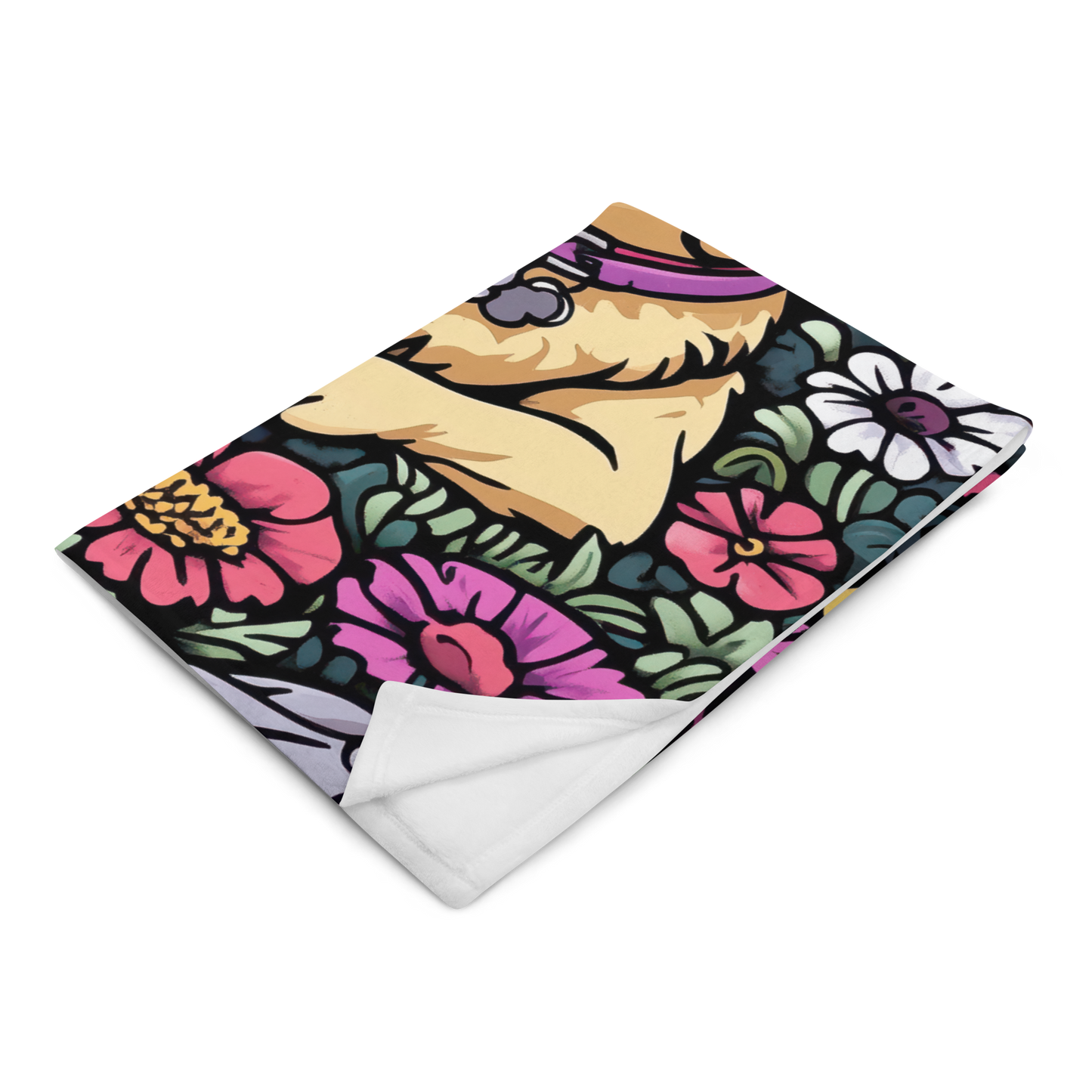 Golden Retriever Blanket | Sherpa & Throw Blanket for Dog Art Lovers