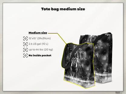 Medium size Tote Bag / Beach bag for Horse racing lover