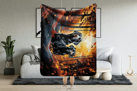 Labrador Retriever Blanket | Sherpa & Throw Blanket for Dog Art Lovers