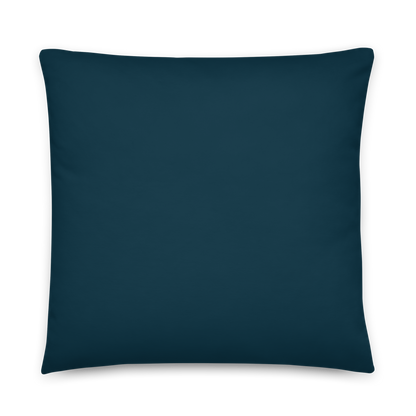 Throw Pillow - Golden Retrievers Cuddling amidst a field of flowers