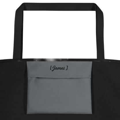 Large size Tote Bag / Beach bag for Horse racing lover