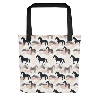 Medium size Tote Bag / Beach bag for Horse lover