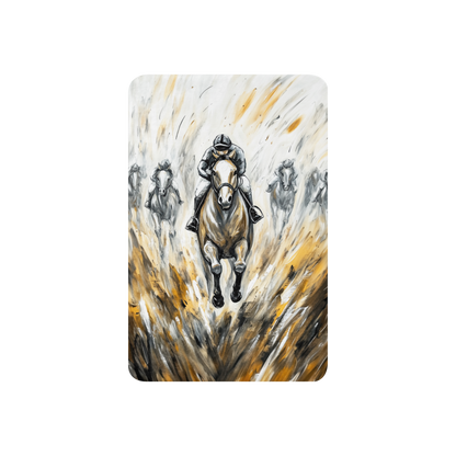 Thoroughbred Horse Racing Blanket - Sherpa Blanket Horse Art