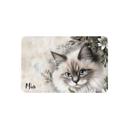 Personalizable Ragdoll cat Blanket | Sherpa & Throw Blanket for Cat Art Lovers