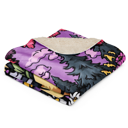 Golden Retriever Blanket | Sherpa & Throw Blanket for Dog Art Lovers