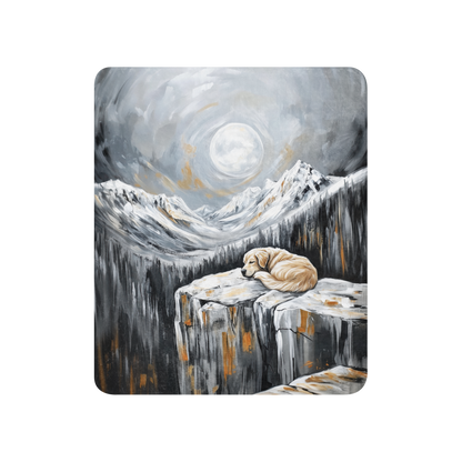 Golden Retriever Blanket | Sherpa & Throw Blanket for Dog Art Lovers