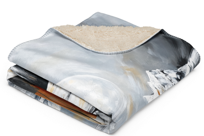 Golden Retriever Blanket | Sherpa & Throw Blanket for Dog Art Lovers