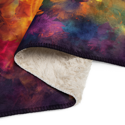 Maine Coon cat Blanket | Sherpa & Throw Blanket for Cat Art Lovers