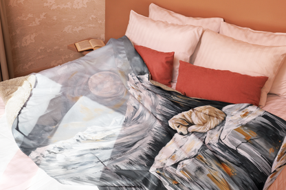 Golden Retriever Blanket | Sherpa & Throw Blanket for Dog Art Lovers