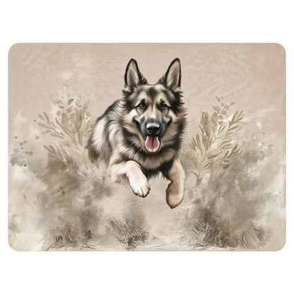 German Shepherd Blanket - Elegant Design for Dog Lovers | Throw Blanket and Sherpa Blanket